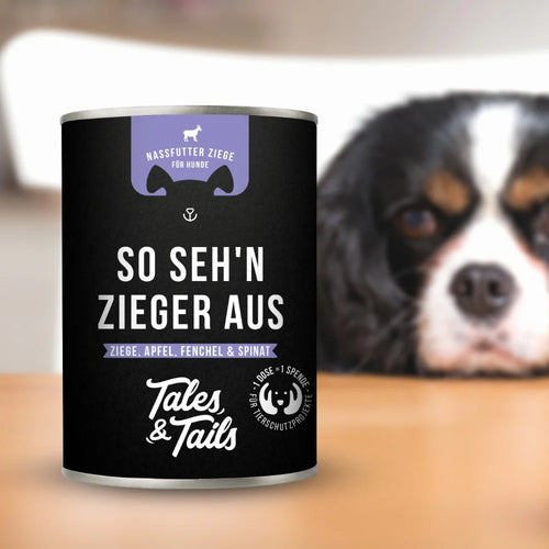 Tales & Tails So seh’n Zieger aus – Nassfutter Ziege für Hunde – Bild 8